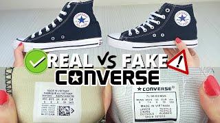 Real Converse vs Fake - 5 EASY Ways to Spot FAKE Converse