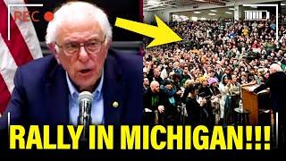 WOW! Bernie TEARS Trump to SHREDS at MICHIGAN RALLY