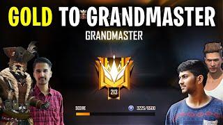 RANK PUSH GOLD TO GRANDMASTER WITH DESI GAMERS, MUNNABHAI AND TG ESPORTS | GARENA FREE FIRE LIVE