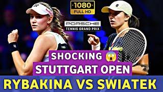 Elena Rybakina Big Test vs Iga Swiatek Clay Queen Tennis Highlights - Stuttgart Open 1080P
