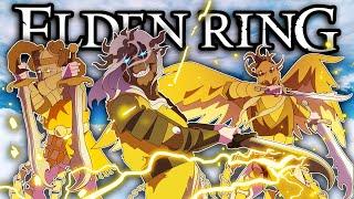 Elden Ring DLC RANDOMIZER But We're The Horned Warrior Trio