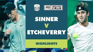 Jannik Sinner vs Tomas Etcheverry Highlights | Rolex Shanghai Masters 2024