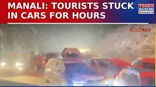 Manali Snowfall Strands 1,000 Vehicles at Atal Tunnel, Rescue Operations Underway |Latest Updates