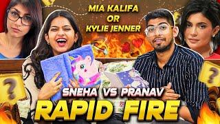 MIA KALIFA OR KYLIE JENNER || RAPID FIRE CHALLENGE || #justbanana