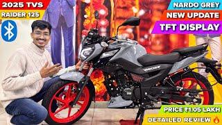 2025 Raider 125 Nardo Grey Detailed Review | Raider 125 Onroad Price,Mileage and Features #raider125