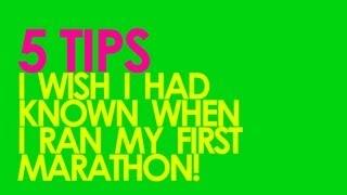 5 TIPS FOR RUNNING YOUR FIRST MARATHON - GingerRunner.com