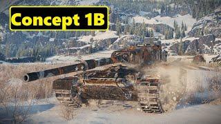 Concept 1B. 9.9k dmg, 6 kills. World of Tanks Top Replays.