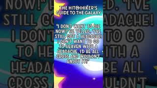 5 UNFORGETTABLE Quotes The Hitchhiker's Guide to the Galaxy #shorts #bookquotes