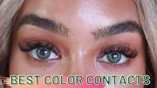 BEST COLORED CONTACTS FOR DARK EYES IN 2021 | MINTEYE