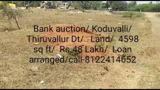 1673-bank auction,house sale in tiruvallur,land sale in thiruvallur,house sale in thiruvallur,land