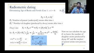 2 6 Radiometric dating Part2   Isochron equation   Age of Rocks and Fossils   Case 1