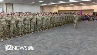 Deployment ceremony held for 3666th Support Maintenance Company in Arizona