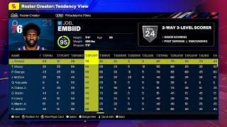 NBA 2K25  - Player Tendencies UPDATED Officially - Well kind of... - Full analysis of the changes