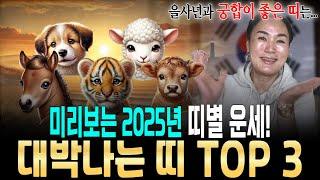 미리보는 2025년 뱀의 해 띠별운세! 좋은 띠와 조심해야할 띠는?!