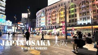 Japan Osaka Dotonbori walk 大阪道頓堀歩く 오사카 도톤보리 걷다