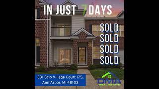 331 Scio Village Ct SOLD in just 7 days || Ann Arbor