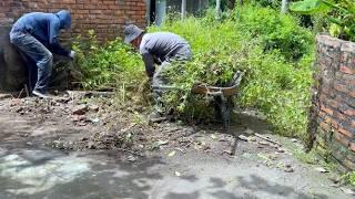 Two guys manually cleaned up an abandoned house and made a strange discovery