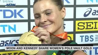 Moon and Kennedy share women's pole vault gold