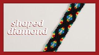 Shaped Diamond Friendship Bracelet Tutorial