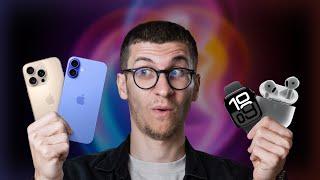 iPhone 16 & 16 Pro/Max, Airpods 4 și Apple Watch 10 - ATÂT??