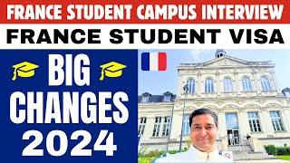 Campus France Student Interview Big Changes 2024 in France | Study in France | France Student Visa