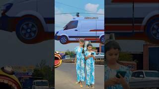 My Ambulance Helicopter is flying with me in the sky - funny VFX magic #funny#vfx #shorts 
