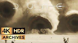 Dune Part 2  [ 4K - HDR ]  Worm Attack, Final Battle (2024)