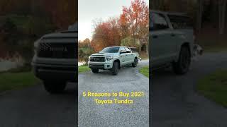 5 Reasons to Buy a 2021 Toyota Tundra over the 2022… #shorts