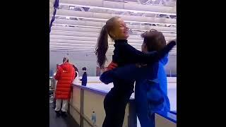 Valeriy Angelopol and Vasilisa Kaganovskaya sweet moments #figureskating