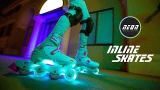 Neon Inline Skates, light up your way!