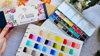 Rosa Gallery Watercolor Romantic Set Swatching Video