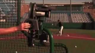 The ATEC Casey Pro Pitching Machine