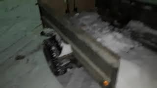 Трап для снегохода буран на легковой прицеп Батыр