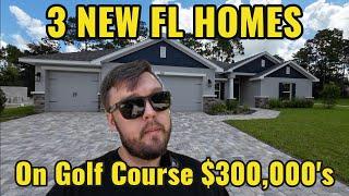 Touring 3 Florida Homes For Sale, All in the $300,000's Leaving South FL for Ocala and Citrus County