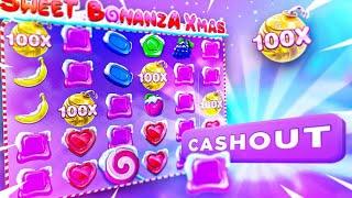 MAX WIN ON XMAS I SWEET BONANZA XMAS I BEST SLOT I 450$ GIVEAWAY I EAGLE