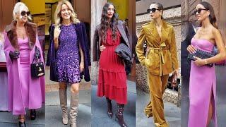 Luisa Spagnoli Autumn Outfits. Milan Street Style. Milan Fashion Week 2024.