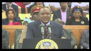 President Kenyatta defends his government despite barrage of opposition criticism