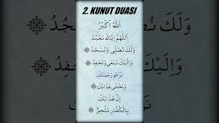 2. Kunut Duası