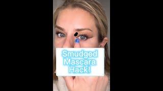 Smudged mascara hack! #makeuphacks #shorts