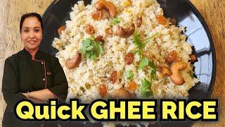 QUICK GHEE RICE RECIPE