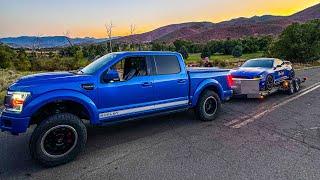 Broken Down-Towing a Shelby GT350 with a Shelby F150