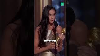 El conmovedor discurso de Demi Moore tras ganar el Globo de Oro por 'La sustancia'