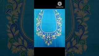 #computer embroidery work blouse designs #rrr machine #computer#work #blouse #designs #shorts #viral
