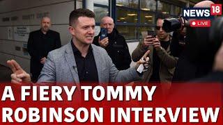 Tommy Robinson News18 | Tommy Robinson Live | Tommy Robinson Interview | Free Tommy Robinson March