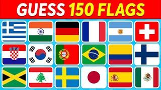  Guess the Country by the Flag Quiz  | Can You Guess the 150 Flags?