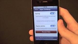 Sync Facebook friends with iOS contacts