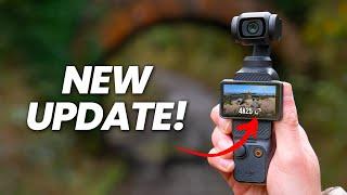 Why You Should UPDATE Your DJI POCKET 3! | BIG NEW FEATURES!