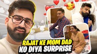 RAJAT KE MOM DAD KO DIYA SURPRISE || SAB EMOTIONAL HOGYE || RajatSwatiVlogs