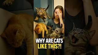 Cats Are silly, but we still love them #funnyanimals #animalart  #petlover ￼