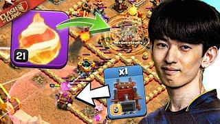 Ryuta reveals “DELAYED FIREBALL” LOG Trick in $50,000 SPS War Semi Finals! Clash of Clans